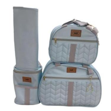Imagem de Ludy Baby Kit Bolsa Maternidade Azul Claro Liso-Feminino