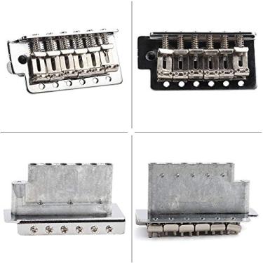 Imagem de RiToEasysports Ponte Tremolo de Guitarra Elétrica Durável para Peças de Reposição Com Barra, Melhor Escolha para Amantes de Guitarra, Liga de Zinco 6 Cordas para Entusiastas