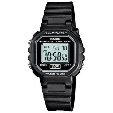 Imagem de Relógio CASIO preto digital feminino LA-20WH-1ADF