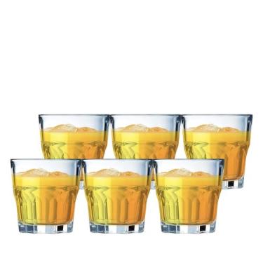 Imagem de Arcoroc, Jogo de Copo Granity Baixo, Kit de Copo de Vidro Temperado 6pcs,160ml