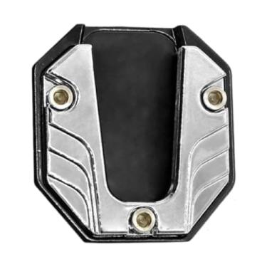 Imagem de Ysyqkn Descanso Lateral Genérico, Peça de Reposição Estável, Extensão de Descanso Lateral, Apoio para Os Pés Universal Antiderrapante, Prata