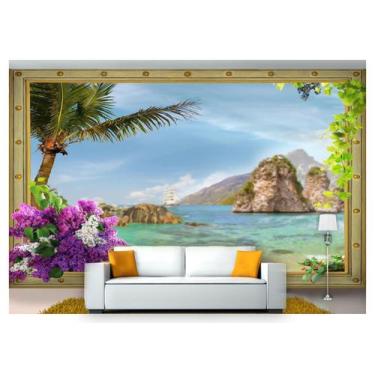 Imagem de Papel De Parede Paisagem Digital Ban 3D Dah46 - Você Decora
