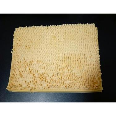 Imagem de Tapete Banheiro 80x120 Antiderrapante Bolinha Microfibra Macarrão Luxo