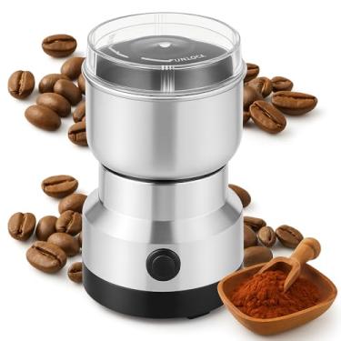 Imagem de Moedor de Café Elétrico 110V em Aço Inoxidável Compacto e Potente Ideal para Café Tempero Pimental Sal Grãos Nozes e Especiarias Moagem Rápida e Uniforme Fácil de Limpar e Armazenar - Premium