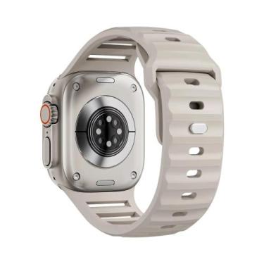 Imagem de Pulseira De Silicone Esportiva Para Apple Watch De 45mm, 44mm, 49mm, 4