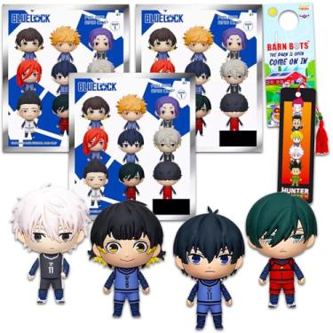 Imagem de Blue Lock - 3 Pack Blind Bags with 11 Mini Figural Keychains, Bookmark & Door Hanger - Blue Lock Party Favors for Kids & Teens