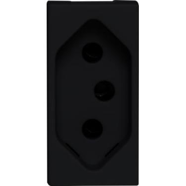 Imagem de TOMADA ENERGIA 2P+T 10A 1M PRETA - MATIX GO - MATIX GO - - JB4165