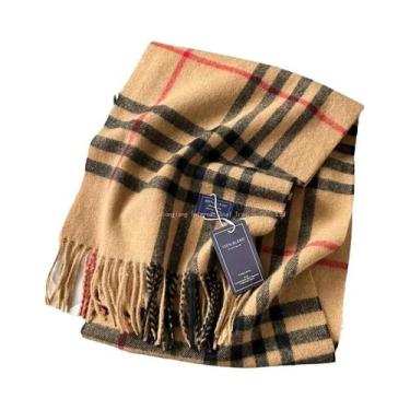 Imagem de Cachecol De Casal Com Estampa Xadrez Outono Inverno De Alta Qualidade 