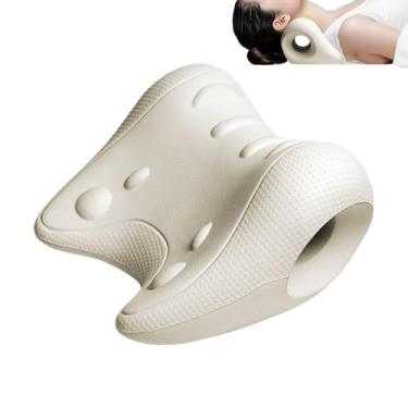 Imagem de Almofada Massageadora Para Pescoço - Almofada Ergonómica em Forma de U para Massagem | Massageador Cervical - Para Alívio Relaxamento Muscular Uso Em Casa E Viagem