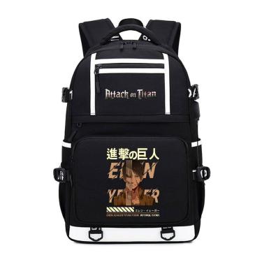 Imagem de Mochila Attacks on Titans Levis Ackermans Cartoon Kids