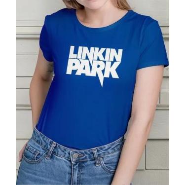 Imagem de Camiseta Camisa Algodão Feminina Masculina Adulto Banda de Rock Linkin