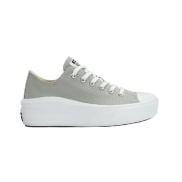 Imagem de Tênis Converse Chuck Taylor All Star Move Ox Seasonal Cinza (Cinza, BR, Adulto, Numérico, 37)
