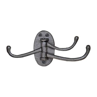 Imagem de Dualoai Gancho de Parede em Ferro Fundido, Porta-chaves Decorativo, Gancho de Parede para Chapéus, Jaquetas, Guarda-roupa, área de Entrada, 21.5 Cm X 9.2 Cm