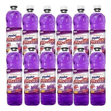 Imagem de Kit 12 Desinfetante Fuzetto 500ml Banheiro Cozinha Lavanda