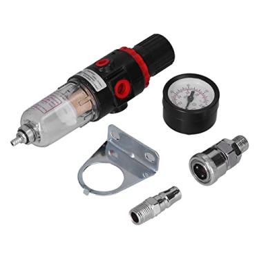 Imagem de GOTOTOP Regulador de Filtro de Compressor de Ar de 1/4 pol., Separador de água e óleo Com Pressão para Sistemas Pneumáticos