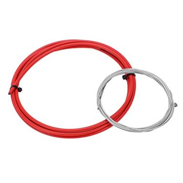 Imagem de KIMISS Kit de Substituição de Tubo de Linha de Mudança de Bicicleta para Bicicletas de Montanha, Estrada e BMX - Inclui Cabo de Freio, Chapéus e Anéis de Vedação para Desempenho Aprimorado (#2)