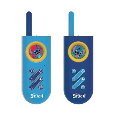 Imagem de Walkie Talkie Infantil com Lanterna Stitch