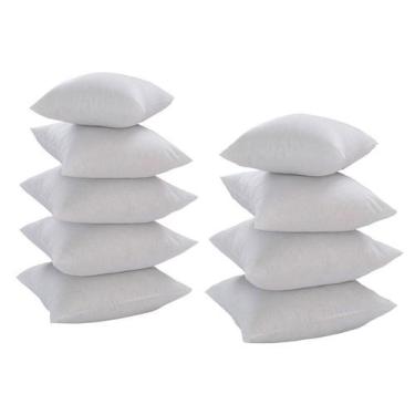 Imagem de Kit Com 9 Refis De Almofada 45x45 Silicone Para Capas 40cm - RT MAGAZI