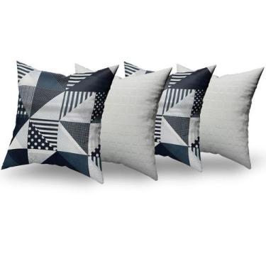 Imagem de Almofadas Decorativas 4 Unidades Com Ziper e Refil Silicone - RT MAGAZ