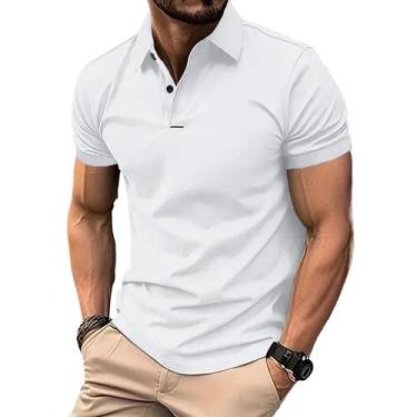 Imagem de Camisas Polo Masculinas Leves E Respiráveis Com Tecnologia De Controle