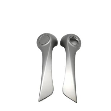Imagem de 2 PCS Carro Esquerda Direita Puxador da porta interna Maçaneta da tampa externa Substituição da guarnição Compatível com Renault Koleos 1 2008 2009 2010-2016 80945JY50A 80944JY50A(RHD-Silver 2 PCS)