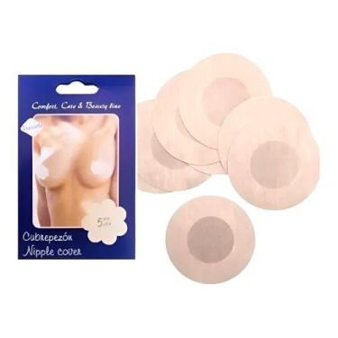 Imagem de Protetor de Mamilo Bico Aureola Tapa Seios em Adesivo 5 Pares ( 10 uni