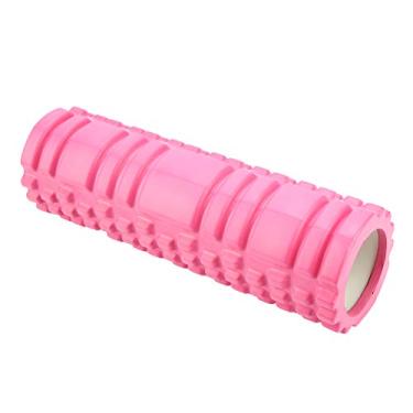 Imagem de Naroote Rolo de Ioga Oco de Fitness para Massagem Direcionada e Relaxamento Muscular, para Equilíbrio e Flexibilidade, Feito de Material de Espuma EVA para Treino de Ioga Rosa (#1)