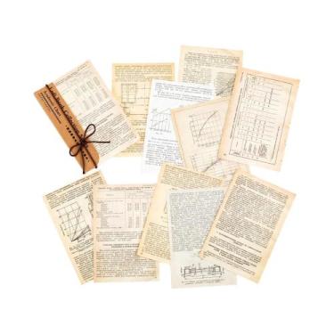 Imagem de Papel Vintage Para Scrapbooking 60 Folhas DIY Álbum De Fotos Colagem D