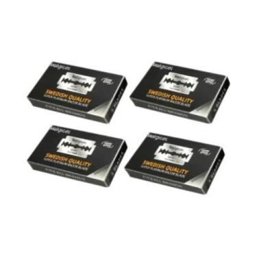 Imagem de Lâminas De Barbear De Aço Inoxidável Ultra-Afiadas Com Dupla Face 10 2