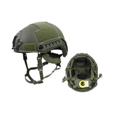 Imagem de Capacete Tático 1,5kg Fibra De Vidro Sistema De Suspensão Wendy Segura