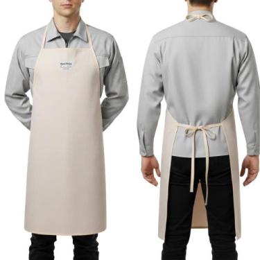 Imagem de Avental De Cozinha Kombat Heat Sem Forro 90x70 Proteção RioValley, Beg