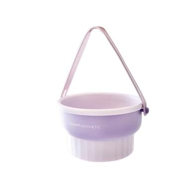 Imagem de Yinhing Limpador de Pincel de Maquiagem de Silicone, Suporte de Ferramenta de Limpeza a Seco para Escova de Esponja de pó de Ovo de Beleza Com Design Higiênico, para Todos Os Tipos de (PURPLE)