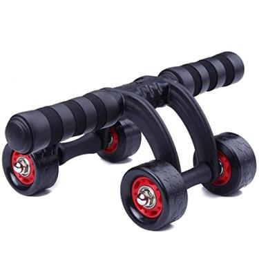Imagem de Feiyx Fitness Ab Roller Wheel - Ab Workout - Equipamento de treino doméstico, 4 rodas inovador sistema ergonômico de entalhe de rolo abdominal - para academia em casa - máquina de abdômen para