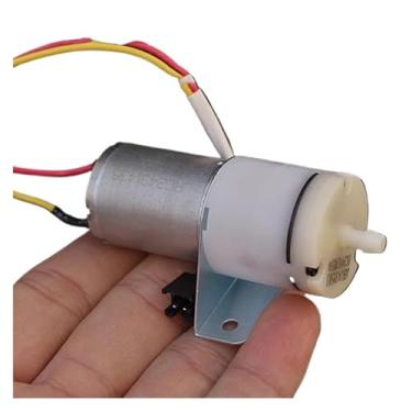 Imagem de JQB2438 DC 24 V grande fluxo pequeno 370 bomba de ar eletrônica de arranque bomba de diafragma com suporte DIY aquário