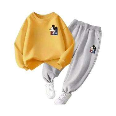 Imagem de Conjunto De Moletom De Algodão Para Bebês, Meninos E Meninas, Disney M