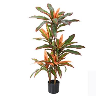 Imagem de SLGGPJBU Plantas falsas planta artificial estilo nórdico árvore falsa em vaso sala de estar quarto decoração plantas artificiais criativas planta verde simulação árvore plantas artificiais interior