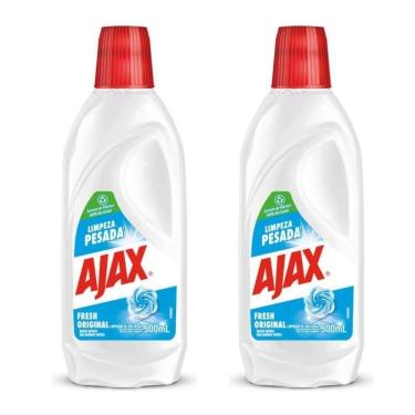 Imagem de Kit 2 Limpador Ajax Fresh Limpeza Pesada 500ml