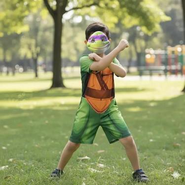 Imagem de Fantasia Infantil Tartarugas Ninja Donatello Com Máscara Realista - RR