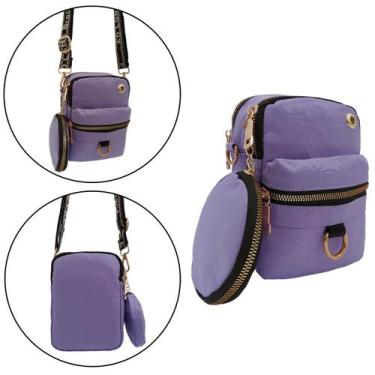 Imagem de Bolsa transversal mini bag com porta moeda - Ao Long, P, Lilás