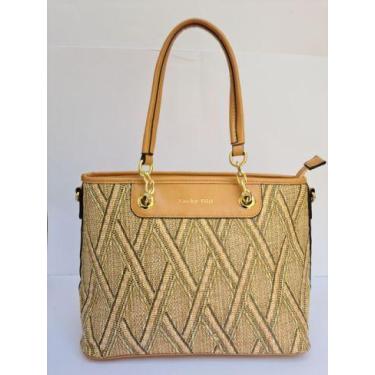 Imagem de Bolsa Feminina Com Detalhes Em Palha Fina Sintética - Lucky Girl, G, M