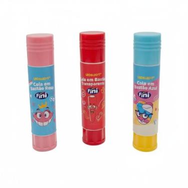 Imagem de Cola Bastão 10g Sortida Colorida Fini Leo&Leo