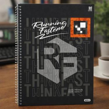 Imagem de Caderno Universitário 10 Matérias Capa Dura masculino 160 folhas - Sor