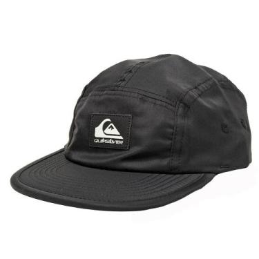 Imagem de Boné Quiksilver Aba Reta Camp Stacker WT25 Preto, Preto, Único