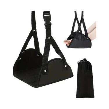 Imagem de Redes De Apoio Para Pés Ajustáveis Para Viagem, Carro, Avião E Escritó