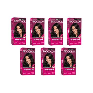 Imagem de Coloraçao Biocolor Creme 5.1 Castanho Cinza - 7Un