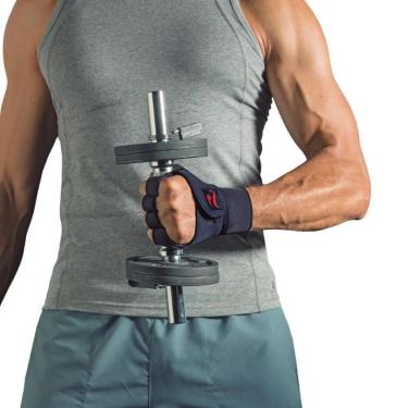 Imagem de Luva Realtex C/ Munhequeira Fitness Academia Ginástica Ref. 0704-Unissex