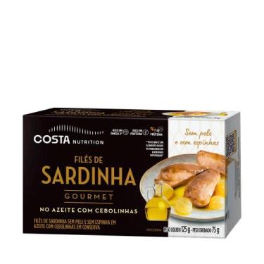 Imagem de Sardinha Filé Azeite com Cebolinha Costa Nutrition - 125g