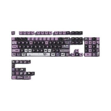 Imagem de Keycap Transparente PBT De Quatro Lados Com Tema Anime Neon Genesis Ev