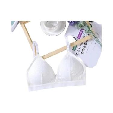 Imagem de Sutiã Esportivo Feminino Elástico Sem Mangas Com Alça Ajustável, Top C