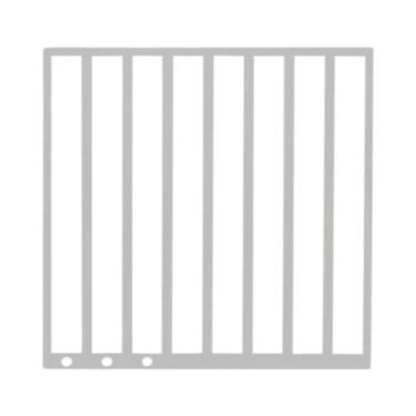 Imagem de Régua De Aço Inoxidável Para Pintura Diamante: Ferramenta Auxiliar Par